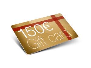 gift card 150€ per shopping online